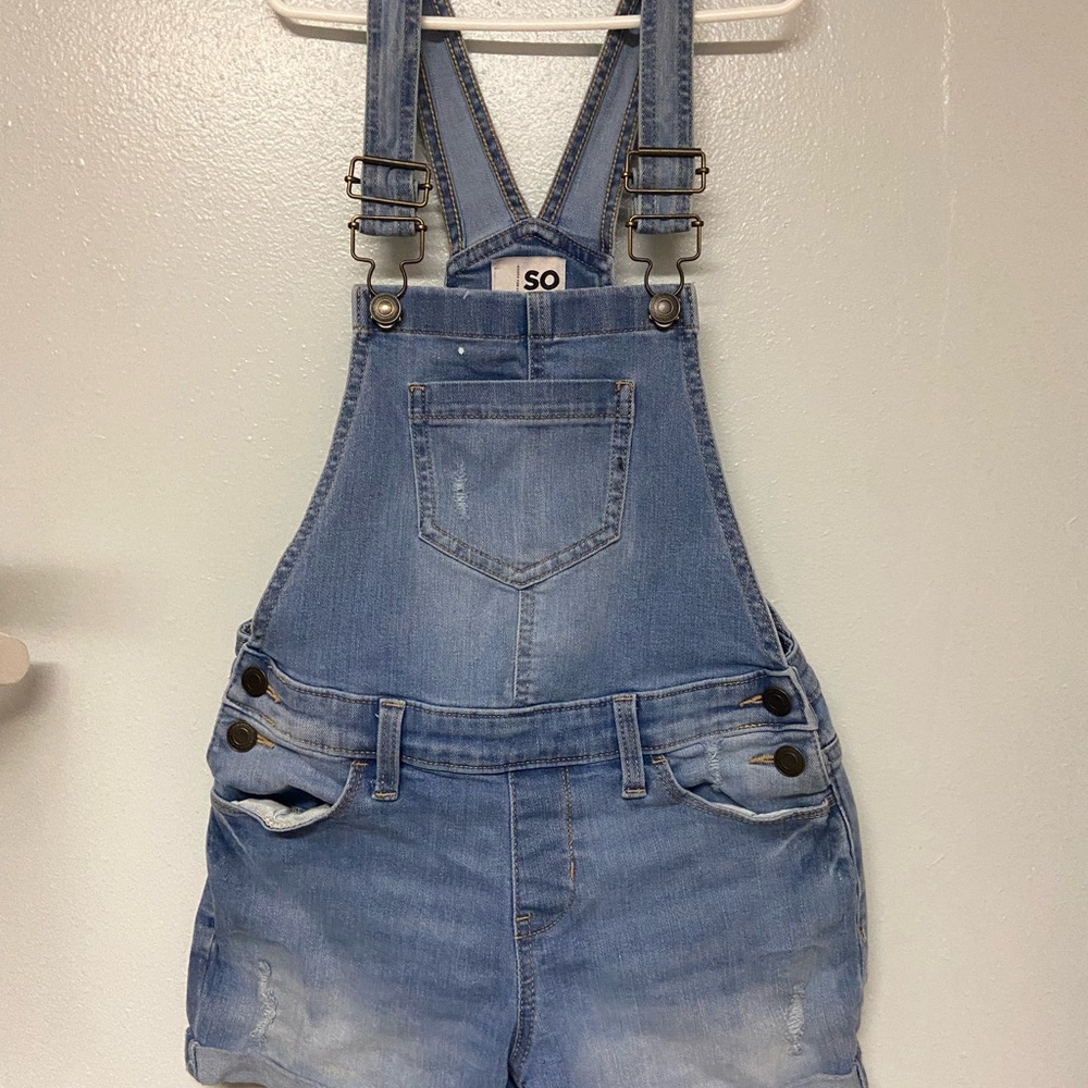SO Blue Denim Overalls